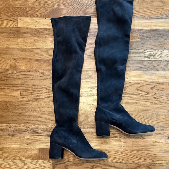 Gianvito Rossi suede over the knee boots size 38 - Picture 1 of 11